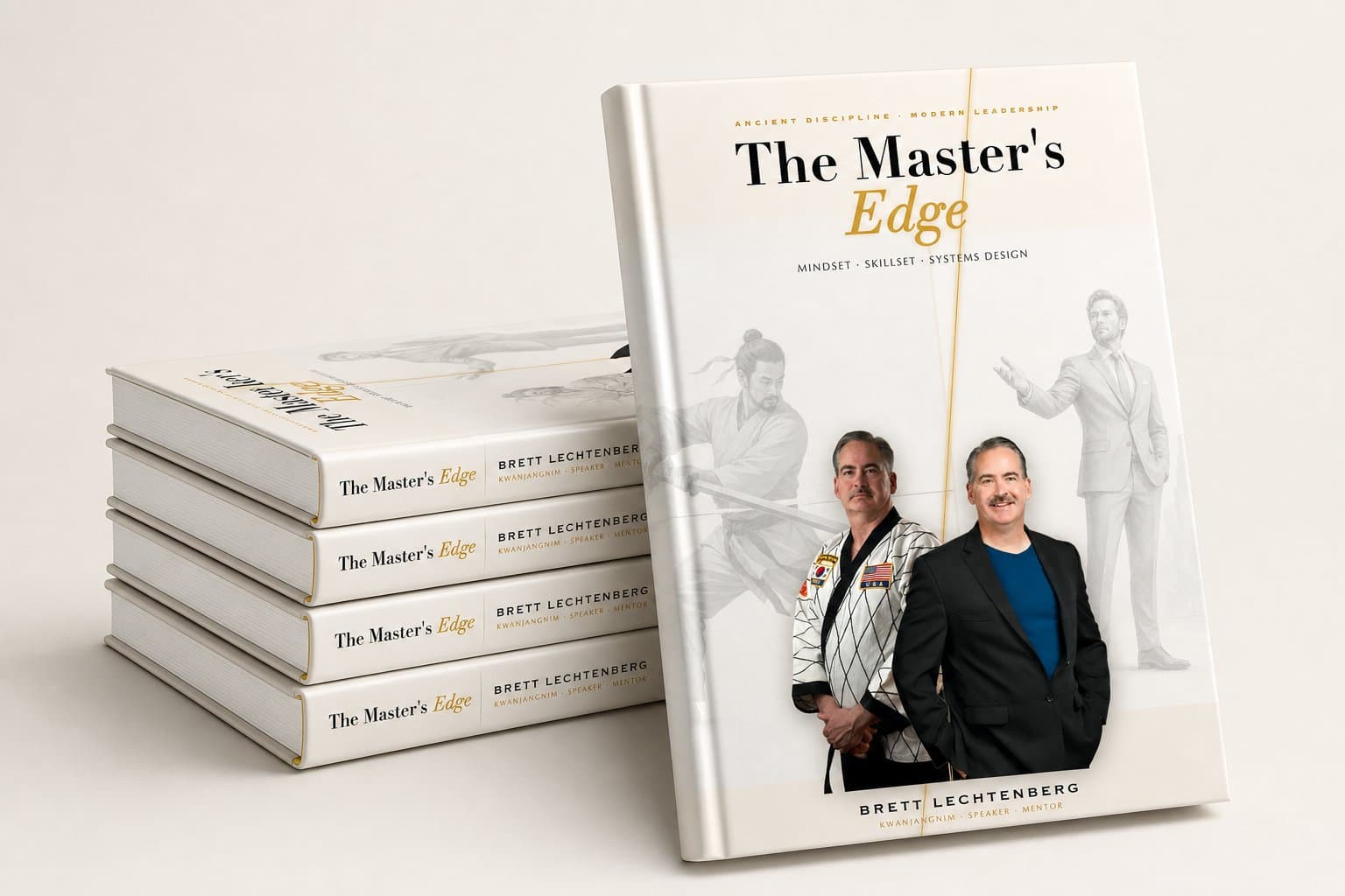 Stack of The Master's Edge hardcover books by Brett Lechtenberg